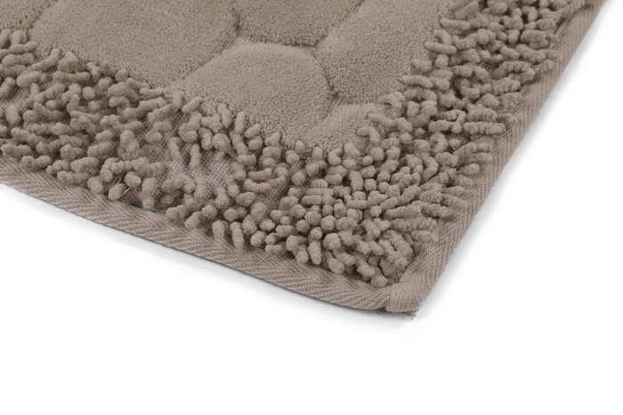 Mijölnir Juego de alfombrillas de baño Stone - Beige